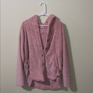 Fuzzy Pink sweater
